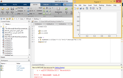 function in matlab 2 - رسم تابع در نرم افزار متلب